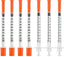 100Pack 1 ml Syringes, 29G x 1/2’’ (13mm),Individually Wrapped
