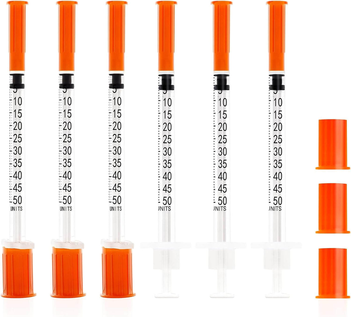 0.5cc Syringe 31G 1/4" 6mm，0.5ml Disposable Syringes
