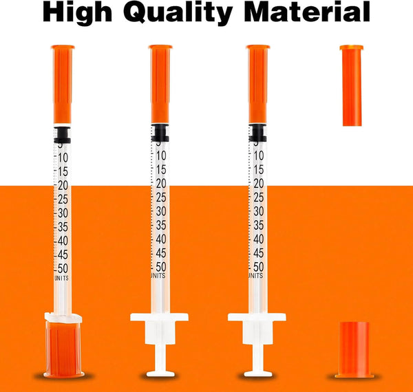 0.5cc Syringe 31G 1/4" 6mm，0.5ml Disposable Syringes