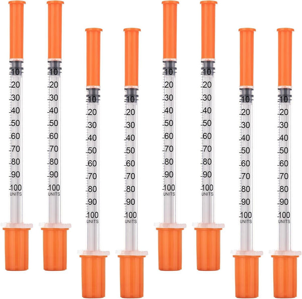 1ml/cc 32G 5/16" (8mm) Syringe，U-100 Scientific Lab Syringes