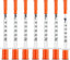 100 Count 0.3ml Liquid Measuring Tool，31𝐆 x 5/16" (8mm)