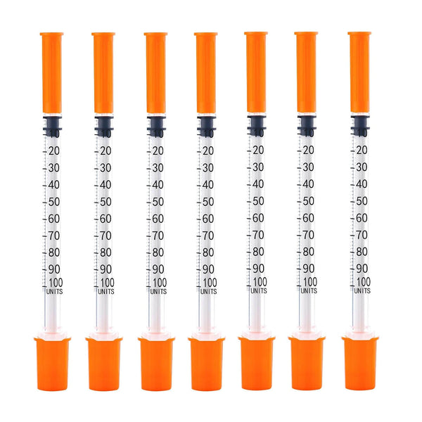 1cc Syringes with 32G 1/4 Inch-6mm U-100