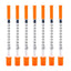 1cc Syringes with 32G 1/4 Inch-6mm U-100