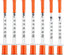100 Count 0.3ml Liquid Measuring Tool，30𝐆 x 1/2" (13mm)