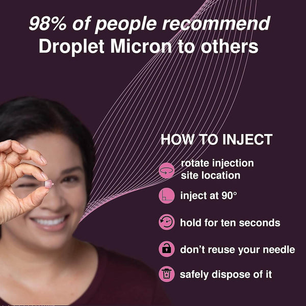 Micron Pen Needles, 34G x 3.5mm, 100 Ct