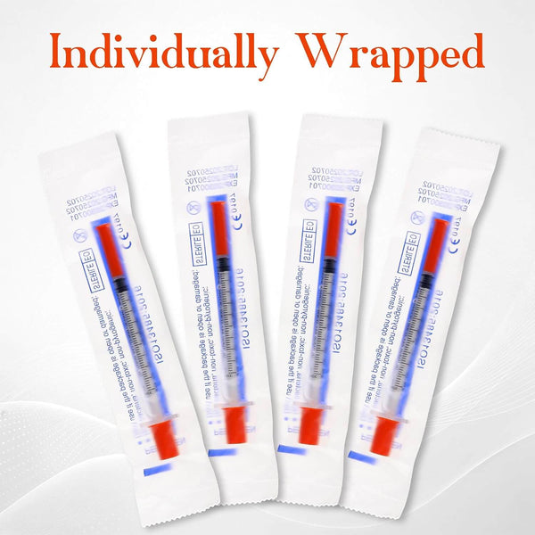 100 Count 1ml Liquid Measuring Accessory，31𝐆 x 5/16" (8mm)