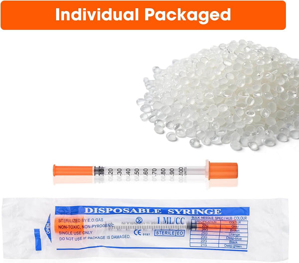 1ml/cc 32G 5/16" (8mm) Syringe，U-100 Scientific Lab Syringes