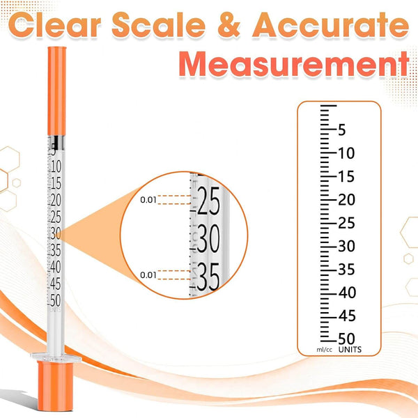 0.5cc Syringe 30G 1/2" 13mm， 0.5ml Lab Syringes