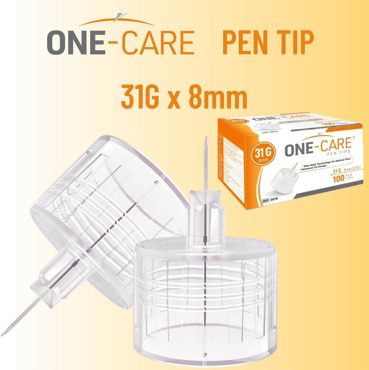 Pen Tips，31G x 8mm (5/16'')，Ultra-Fine，Twist-On Design，00/bx