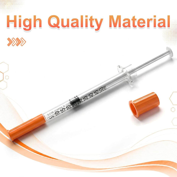 0.5cc Syringe 30G 1/2" 13mm， 0.5ml Lab Syringes